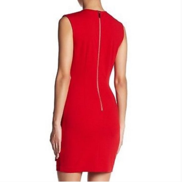Ted Baker Burford Double Layer Embellished Red Dress size 4 (8-10) nwot - Picture 5 of 16